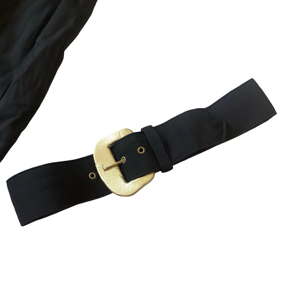 Vintage 80s Black and Gold Jumpsuit - Picture 6 of 9